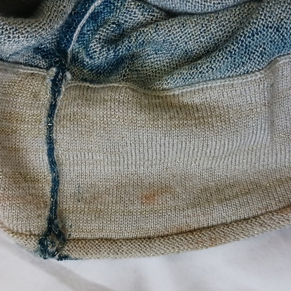 DESIGUAL Boho Dolman Sleeve Floral Mettalic Disco Mini Dress, Sz M - Picture 14 of 15